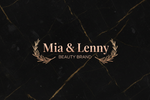 לוגו אופקי שיש Mia & Lenny